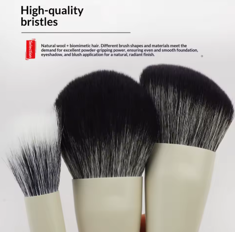 10 piezas de mini brochas de maquillaje