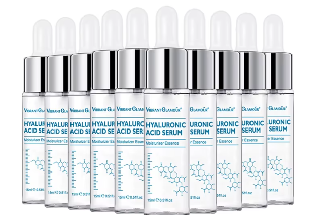 VIBRANT GLAMOR Suero facial de ácido hialurónico Cuidado de la piel 10PCS